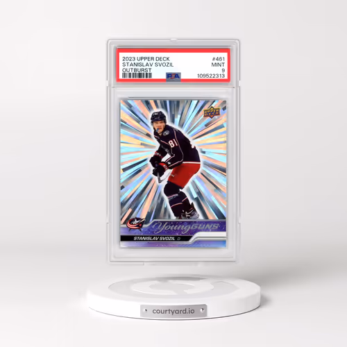 2023 Upper Deck #461 Stanislav Svozil - Outburst (PSA 9 MINT)