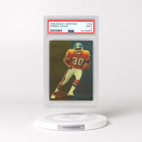 1995 Select Certified #126 Terrell Davis (PSA 9 MINT)