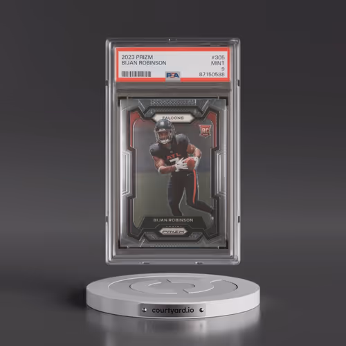 2023 Panini Prizm #305 Bijan Robinson (PSA 9 MINT)