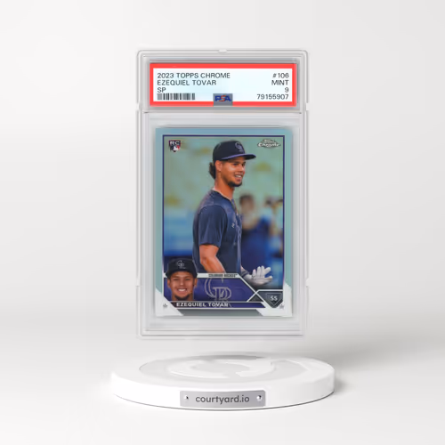 2023 Topps Chrome #106 Ezequiel Tovar - SP (PSA 9 MINT)