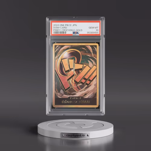 2024 One Piece Japanese PRB01-Premium Booster -One Piece Card the Best Don!! Card - Crocodile-Gold (