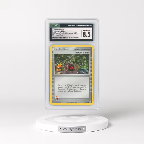 2004 EX Team Rocket Returns #93 Venture Bomb - Holo (CGC 8.5 NM-MT+)