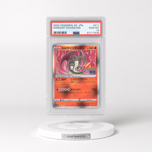 2022 Japanese Pokémon GO #11 Radiant Charizard (PSA 10 GEM MINT)