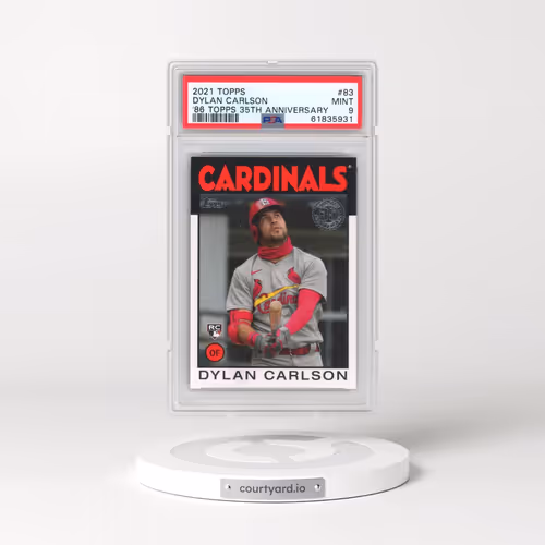 2021 Topps 1986 Topps Baseball 35th Anniversary #83 Dylan Carlson (PSA 9 MINT)