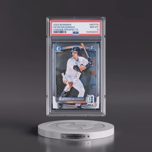 2025 Bowman Chrome Prospects #BCP79 Kevin Mcgonigle (PSA 8 NM-MT)