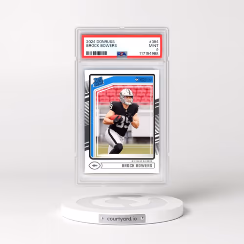 2024 Panini Donruss #394 Brock Bowers (PSA 9 MINT)