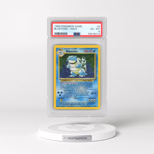 1999 Pokémon Game #2 Blastoise - Holo (PSA 6 EX-MT)