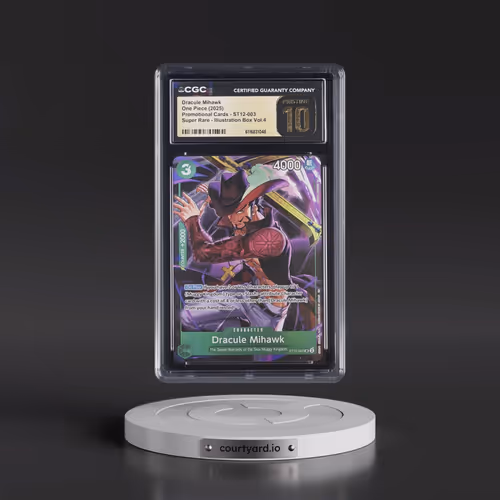 Promotional Cards - English #ST12-003 Dracule Mihawk - Illustration Box Vol.4 (CGC 10 PRISTINE)