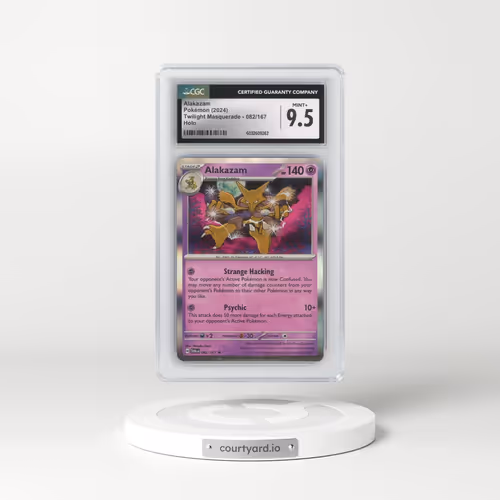 2024 Twilight Masquerade - TWM EN #082/167 Alakazam - Holo (CGC 9.5 MINT+)