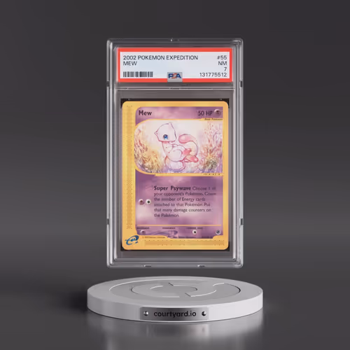 2002 Pokémon Expedition #55 Mew (PSA 7 NM)