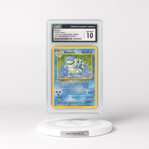 2023 Trading Card Game Classic #3 Blastoise - Holo (CGC 10 GEM MINT)