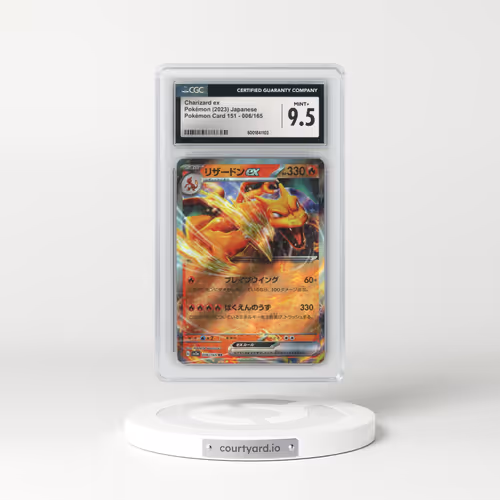 2023 Pokémon Card 151 #006/165 Charizard ex (CGC 9.5 MINT+)