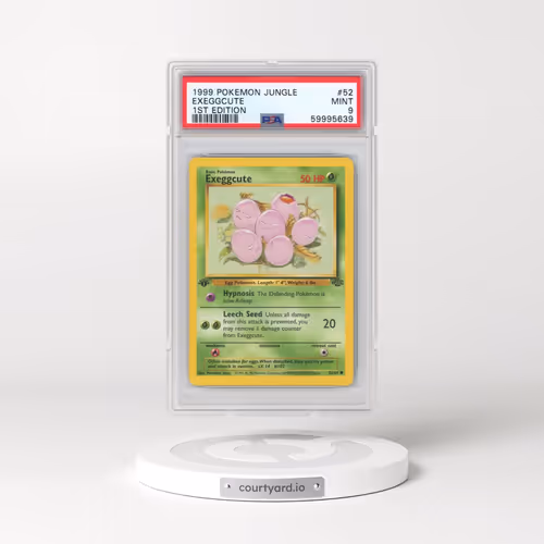 1999 Pokémon Jungle #52 Exeggcute - 1st Edition (PSA 9 MINT)