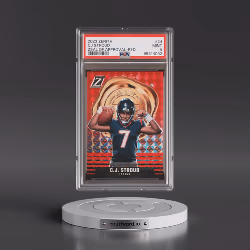 2023 Panini Zenith Zeal of Approval #24 CJ Stroud - Red (PSA 9 MINT)