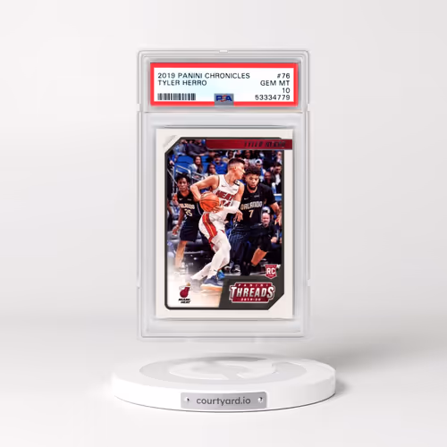 2019 Panini Chronicles #76 Tyler Herro (PSA 10 GEM MINT)