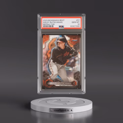 2023 Bowman's Best #57 Adley Rutschman - Refractor (PSA 10 GEM MINT)