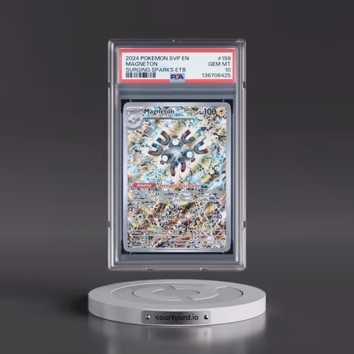 2024 Pokémon Svp EN-SV Black Star Promo #159 Magneton - Surging Sparks Elite Trainer Box (PSA 10 GEM
