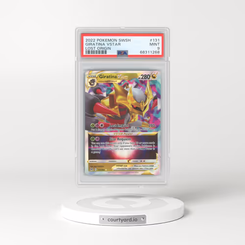 2022 Pokémon Sword & Shield Lost Origin #131 Giratina Vstar (PSA 9 MINT)
