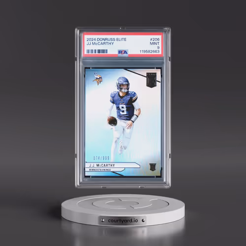 2024 Panini Donruss Elite #206 JJ McCarthy (PSA 9 MINT)