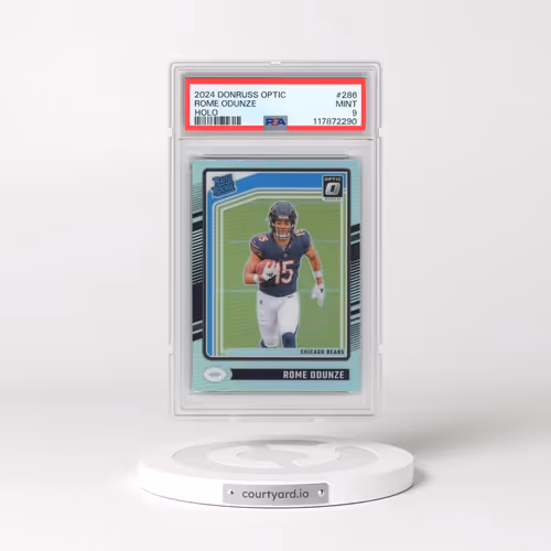 2024 Panini Donruss Optic #286 Rome Odunze - Holo (PSA 9 MINT)