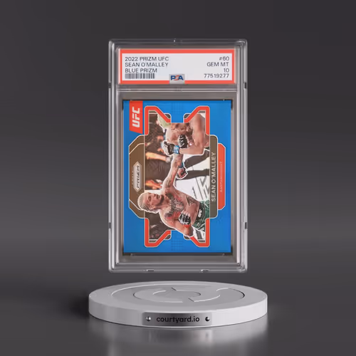 2022 Panini Prizm UFC #60 Sean O'Malley - Blue Prizm (PSA 10 GEM MINT)