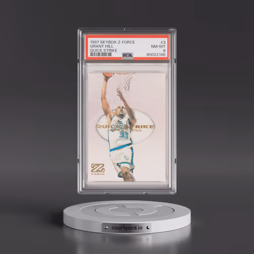 1997 Skybox Z-Force Quick Strike #3 Grant Hill (PSA 8 NM-MT)