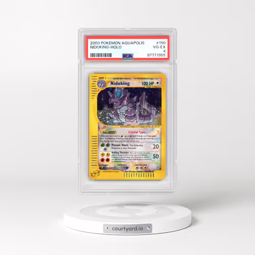 2003 Pokémon Aquapolis #150 Nidoking - Holo (PSA 4 VG-EX)