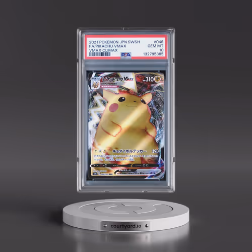 2021 Pokémon Sword & Shield Vmax Climax #046 Pikachu Vmax - Full Art (PSA 10 GEM MINT)