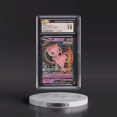 2019 Fusion Strike #113/264 Mew V - Holo (CGC 10 GEM MINT)