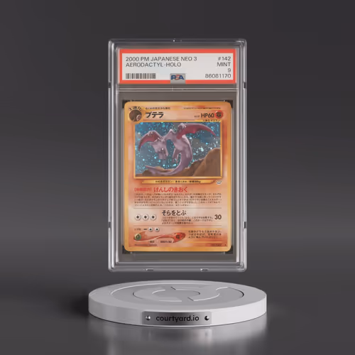 2000 Pokémon Neo 3 #142 Aerodactyl - Holo (PSA 9 MINT)