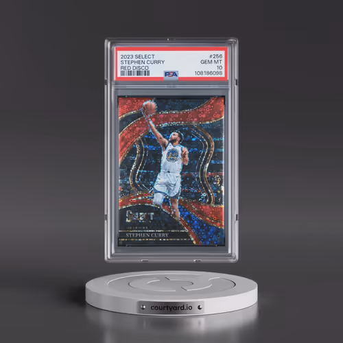 2023 Panini Select #256 Stephen Curry - Red Disco (PSA 10 GEM MINT)