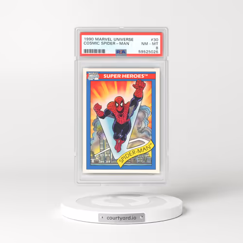 1990 Marvel Universe #30 Cosmic Spider-Man (PSA 8 NM-MT)