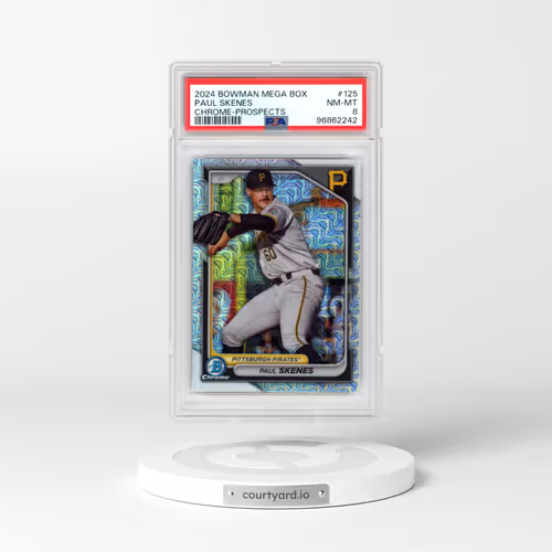 2024 Bowman Mega Box Chrome Prospects #125 Paul Skenes (PSA 8 NM-MT)