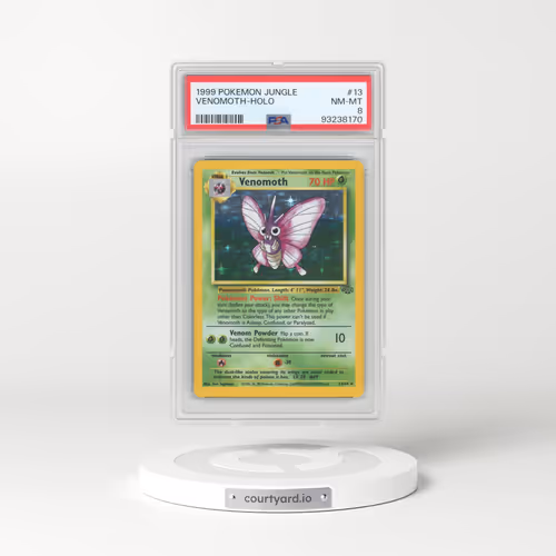 1999 Pokémon Jungle #13 Venomoth - Holo (PSA 8 NM-MT)