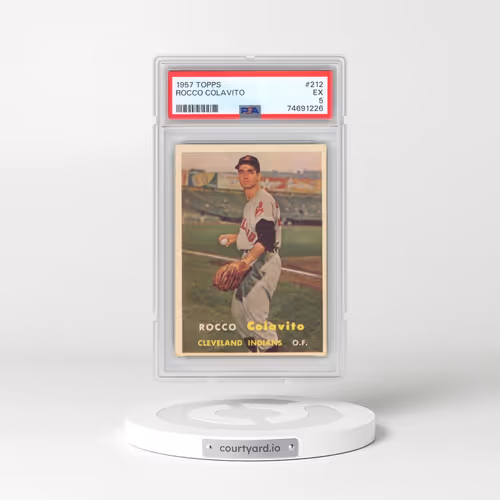 1957 Topps #212 Rocco Colavito (PSA 5 EX)