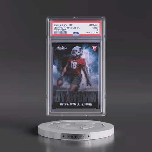 2024 Panini Absolute By Storm #BSMHJ Marvin Harrison Jr. (PSA 9 MINT)