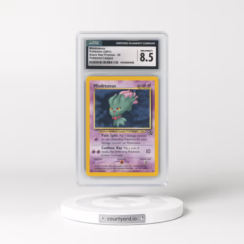 1999 Black Star Promos #39 Misdreavus - Pokémon League (CGC 8.5 NM-MT+)