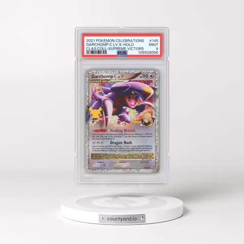 2021 Pokémon Celebrations Classic Collection #145 Garchomp C LV.X - Holo (PSA 9 MINT)