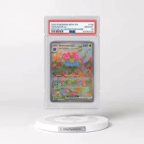 2023 Pokémon Mew EN-151 #198 Venusaur EX - Holo Special Illustration Rare (PSA 10 GEM MINT)
