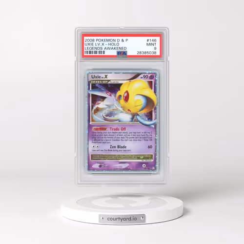 2008 Pokémon Diamond & Pearl Legends Awakened #146 Uxie LV.X - Holo (PSA 9 MINT)