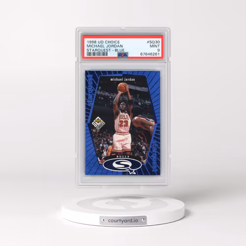 1998 UD Choice Starquest #SQ30 Michael Jordan - Blue (PSA 9 MINT)