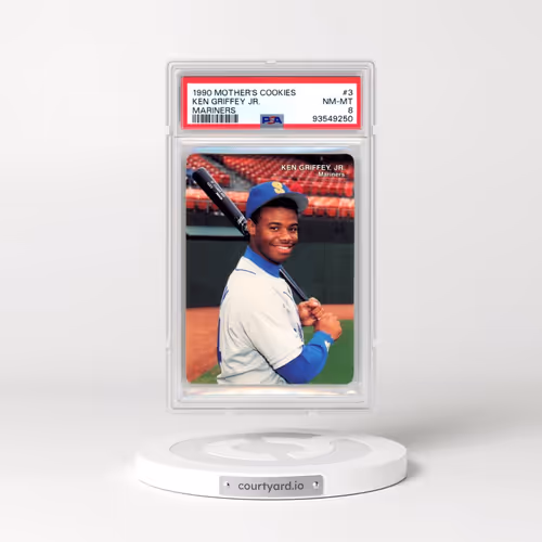 1990 Mother's Cookies Mariners #3 Ken Griffey Jr - Mariners (PSA 8 NM-MT)