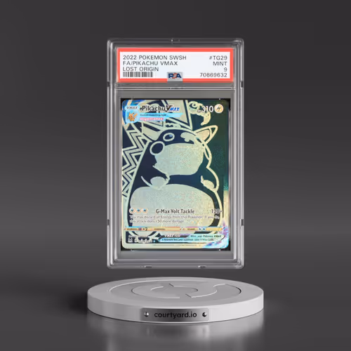 2022 Pokémon Sword & Shield Lost Origin #TG29 Pikachu Vmax - Full Art (PSA 9 MINT)