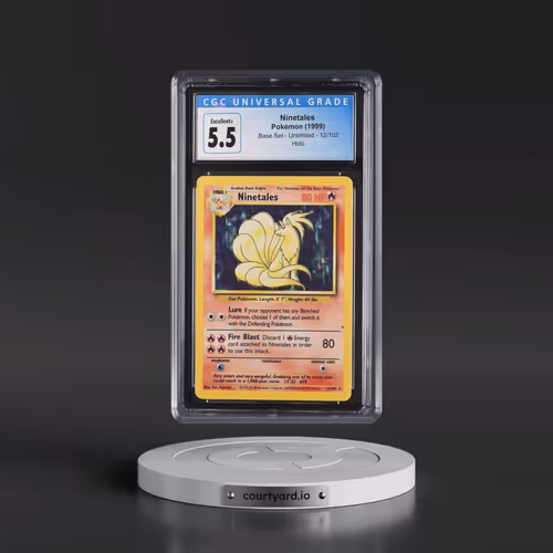 1999 Base Set #12/102 Ninetales - Holo (CGC 5.5 EX+)