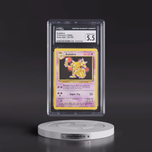1999 Base Set #32/102 Kadabra (CGC 5.5 EX+)