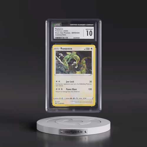 2017 Black Star Promos - Sword & Shield #SWSH029 Rayquaza - (Cosmos Holo) (CGC 10 GEM MINT)