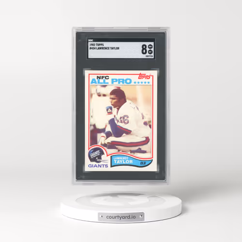 1982 Topps #434 Lawrence Taylor - All-Pro (SGC 8 NM-MT)