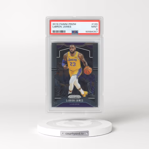 2019 Panini Prizm #129 LeBron James (PSA 9 MINT)
