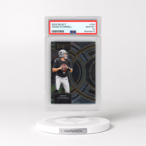 2023 Panini Select #163 Aidan O'Connell (PSA 10 GEM MINT)