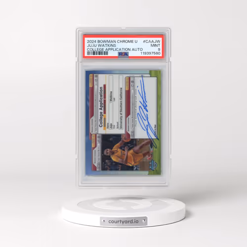 2024 Bowman Chrome University College Application Autographs #CAAJW Juju Watkins (PSA 9 MINT)